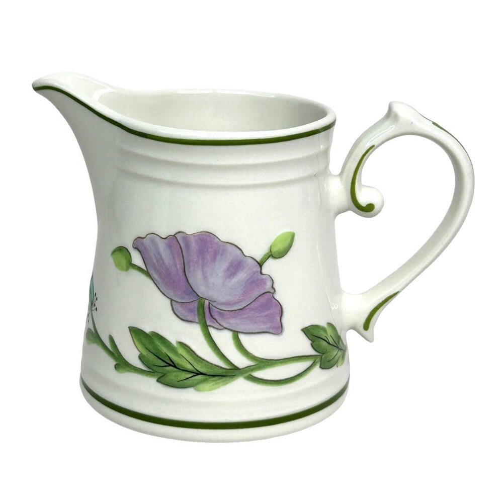 Villeroy & Boch‎ Amapola Vitro-Porzellan Creamer Pitcher Floral Design 3.5"